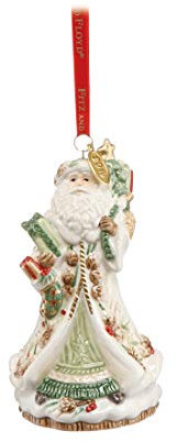 Goebel Figur Jahresglocke Santa 2019 Fitz & Floyd Xmas aus Steingut, Farbe: bunt, Größe: 7x7,x12 cm, 51-001-21-1
