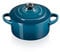 Le Creuset Stoneware Petite Round Casserole, 0.25 L, Deep Teal, 71901106420100