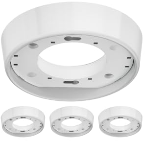 ledscom.de 4 Stück Deckenleuchte/Lampenfassung INEL, weiß, 1x GX53 max. 25W