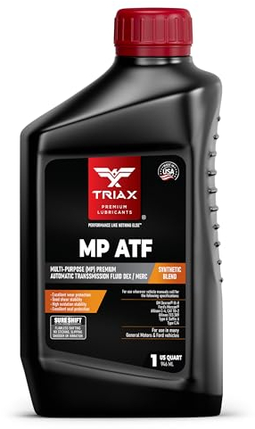 TRIAX Multi-Purpose ATF DEX III/MERC, Synthetische Mischung, reibungsoptimiert, rutschfrei, fehlerfreies Schalten, -45˚C Kalt fließend (1 Quart)