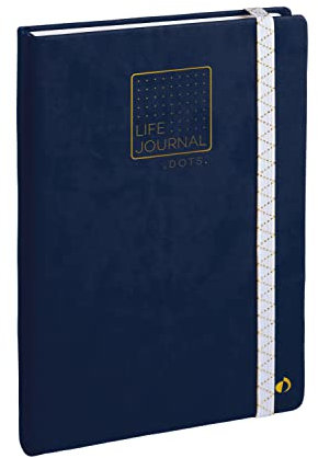 Life Journal 21 Dots Ozeanblau: Life Journal Persönlicher Kalender