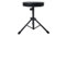YORKING Durable Folding Music Guitar Keyboard Drum Stool Throne Piano Chair Padded Seat Black