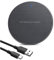 TWICK 15W Fast Wireless Charging Pad for iPhone 16/15/14/13/12/11 Pro/Max/Plus/XR & Samsung S25/S24/S23–S10/Note – Qi-Certified, Case-Friendly, Overheat Protection – USB 3A Plug Required – Black