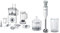 Bosch Mcm3200W Multitalent 3 Robot Da Cucina Compatto, 800W, Bianco/Grigio 375 X 220 X 260Mm & Ergommixx Mixer A Immersione, Frullatore, 600 W, 70 Decibel, Plastica, 12 Velocità, Bianco
