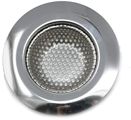 fiXte Stainless Steel Sink Strainer Kitchen Shower Bathroom Food Filter Hair Catcher Drain Cover 40mm (Small) 54mm (Medium) or 70mm (Large) Available (Small)