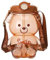 Botella de agua de oso kawaii botella de agua portátil para niños de dibujos animados taza de paja para deportes al aire libre, jarra de agua con correa para