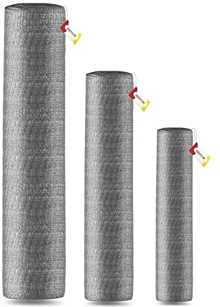 Seiletech.de Sichtschutz 135 g/m² | Höhe 150 cm | 10 m | Schattierwert 90% | Grau | Sichtschutzstreifen | Für Balkon, Garten, Terassen | Windschutz | Sichtschutzzaun | Gartenzaun | Zaunblende | 1,5 m