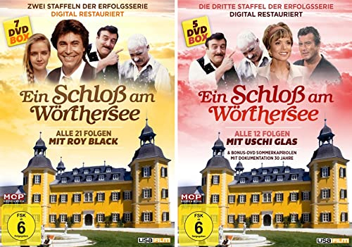 Ein Schloß am Wörthersee - Staffel 1/2+3 inkl. Sommerkapriolen und Dokumentation 30 Jahre - Digital Restauriert im Set - Deutsche Originalware [12 DVDs]