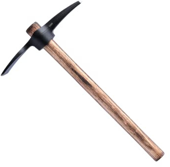 CRKT Chogan Mattock Outdoor Überlandung Spitzhacke, 1055 Kohlenstoffstahl, Tennessee Hickory Griff 2738