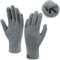 Damen Winter Warm Touchscreen Handschuhe Thermo Gestrickte Winterhandschuhe Doppellagige Strickhandschuhe mit Fleece Gefütterte Frauen Geschenk, Dunkelgrau