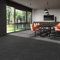 Hengrow SPC Vinyl Boden PVC Klick Bodenbelag Vinyl-Designboden Massivdiele 5 mm stark,0,5 mm Nutzschicht,Fußbodenheizung geeignet 2.605m² Marmoreffekt - Dunkelgrau