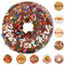 Gestalten Personalisierte Decke mit Foto Text,lustige runde Schokoladen-Donut-Decke Personalisiert, Hochzeitsgeschenke Personalisiertes Geschenke Kinder für Fotodecke Halloween Decke