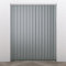 Lamellenvorhang/Vertikaljalousie - Easy Fine - 89mm - Lichtdurchlässig - Grau - 40 x 260-5 lamellen