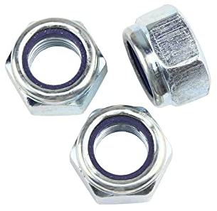 10 Stk Sicherungsmutter DIN 985 M24 - Stahl verzinkt - Festigkeit 10