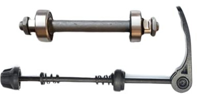RANRAO Fahrrad Schnellspanner Set, Radnabe vorne und hinten Schnellspannachse, Nabenachse mit 2 Lagern