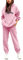 Tomwell Femmes Survêtement Casual Ensemble 2Pcs Suit Mode Ample Manches Longues Sweatshirt Hiver Chaude Sweats à Capuche + Jogging Pantalons Sportswear Femme Yoga Fitness F Rose M