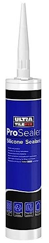 UltraTile ProSealer 310ml Silicone | Bathroom Kitchen Wetroom Silicone | Mould Resistant | Grey