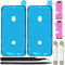 ZHUROUPU 7Pcs Schwarz Kleber Adhesive Ersatz für iPhone XR, wasserdichte Folie Klebefolie LCD Display Adhesive Sticker & Akku Adhesive Sticker .inkl Werkzeug (6,1 Zoll/schwarz)