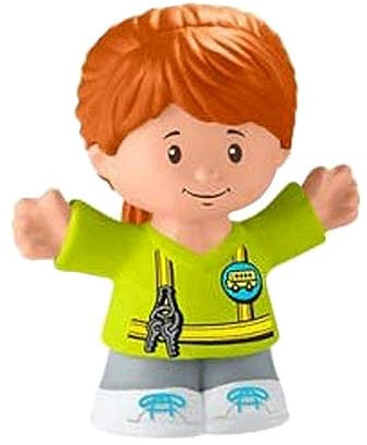 Ersatzteil für Fisher-Price Little People Sit-with-Me Bus – DJB52 ~ Inklusive Mädchen-Busfahrer-Figur