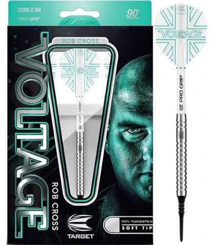 Target Darts rob cross 1. generation, 19 g, 90% wolfram, weiche spitze