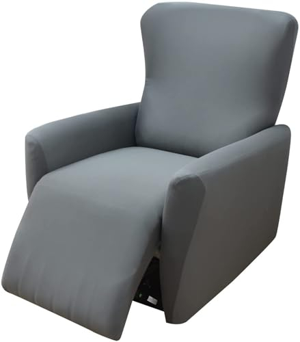 Sesselschoner für Relaxsessel Sesselbezug 8/6/4Teilig Komplett Sesselschoner Stretch Sesselauflage Relax Mit Armlehnen Sessel Überwurf Bezug Hochlehner Relaxsessel Mit Elastischem Boden ( Color : #30