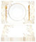 50 Stück goldene Papier-Tischsets, Einweg-Tischsets, goldene Punkte, 27,9 x 43,2 cm, Vintage-Papier-Tischsets, Partydekorationspapier für Hochzeit, Bankett, Party, Zuhause, Esstischdekoration