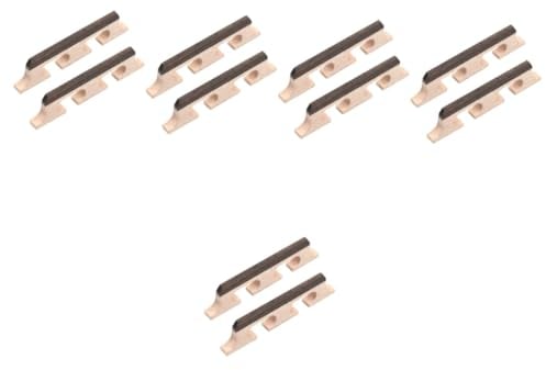 TOYANDONA 10pcs Banjo Bridge Tailpiece Wood Part for Banjo Luthier Tool Replacement Saddle Bridge