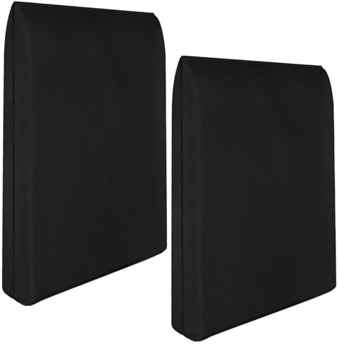 Fiutazge Housse de Protection,Tissu Oxford 600D,Bain de Soleil Exterieur Imperméable,Anti-UV, Anti-poussière,Housses de Chaises de Jardin pour Chaise Pliante,Chaise Longue W85 x H105 cm