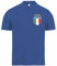 lepni.me Italien-Fußball-Poloshirt für Herren mit Namen und Nummer | Italienische Flagge Abzeichen Personalisiertes Trikot | Europameisterschaft 2024 (M Royal-Blue Ohne Druck)