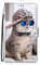 Nodigo-EU Coque pour iPhone 13 / iPhone 14 Cuir Antichoc avec Support Clapet Design Motif Drôle Étui Bumper Kickstand Case Cover Housse Portefeuille - Chat
