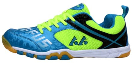 Kraftpaid Chaussures de badminton squash, chaussures de tennis de table pour homme, chaussures de tennis de table, chaussures d'intérieur pour adultes, chaussures intérieures respirantes pour