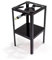 Fornellone Bruciatore Drago Cook & Grill 40x40x80 cm, Struttura in Metallo Nero