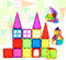 NK Magnetische Bausteine für Kinder (48 Teile) - Magnetische 3D Magnetic Tiles, Montessori Lehrspielzeug, Geburtstags Kinder