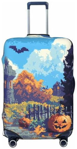 Pumpkin Manor A Klassische Reisegepäckabdeckungen – elastische Schutzbezüge für Koffer von 45,7 bis 81,3 cm, Schwarz, G