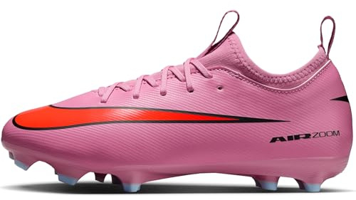Nike Jr. Mercurial Vapor 16 Academy Sneaker, Magic Flamingo/Black, 33.5 EU