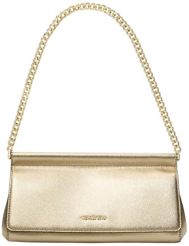 Michael Kors Women Md Ew Clutch Hand Bag, Helles Gold