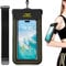 Guzack Pochette Etanche Smartphone Flottante, 2 en 1 Brassard Telephone Sport IPX8 Housse Étanche pour Téléphone Portable iPhone 16/15/14 Pro Max Samsung S25/24/23 Ultra,Protection Telephone Eau