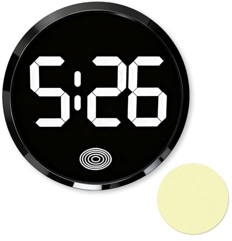 TaimeiMao Auto Armaturenbrettuhr, Selbstklebend Elektronische Uhr | Für Das Armaturenbrett Im Auto, Auto Elektronische Uhr, Mini Digitale Für Fahrzeuge, LKW, Wohnmobile & Zuhause