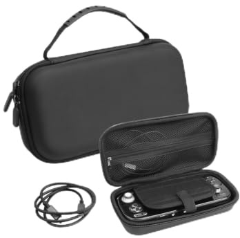 AMZLORD Hartschalen-Tragetasche mit Netztasche, tragbare Hartschalen-Aufbewahrungstasche for Odin 3 Gaming-Zubehör