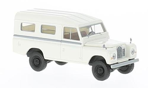 Land Rover 109, weiss, 0, Modellauto, Fertigmodell, Brekina Starmada 1:87