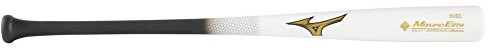 Mizuno Herren Baseball Bat Bamboo Elite Classic MZE 271 Baseballschläger, Weiß/Schwarz, 34/32 oz
