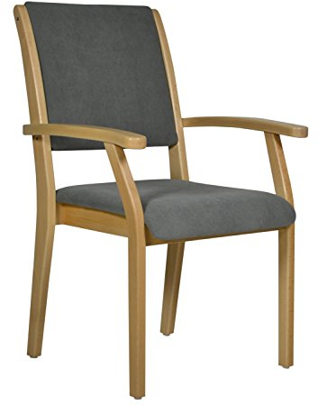 Devita - Premium Seniorenstuhl Kerry - Wählbare Sitzhöhen - Made in Germany - Komfortabler Echtholz Stuhl für Senioren in verschiedenen Höhen von 43 cm bis 55 cm
