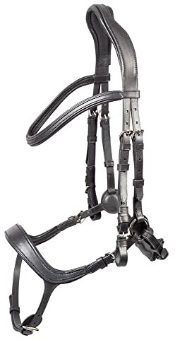 PFIFF 102689 anatomischer Trensenzaum 'Kalea', schwarz Full
