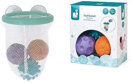 Janod - Basketball-Spiel „Tacti“ - Mit Wasserspritzern - Badespielzeug für Babys - Ab 1 Jahr, J04708