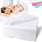 Einweg-Bettlaken für SPA, Tattoo, Massageliege, Hotels, Vliesstoff, 78,7 x 200 cm, Weiß, 20 Stück
