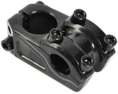 KHE FLAT BMX 7005 Aluminium Vorbau 1 1/8 Toploader 40mm Vorlauf schwarz nur 238g