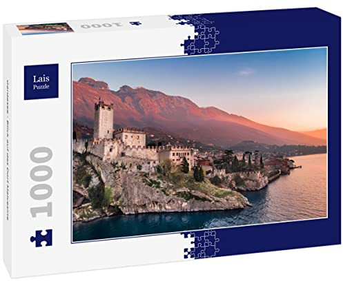 Lais Puzzle Gardasee - Blick auf das Dorf Malcesine 1000 Teile