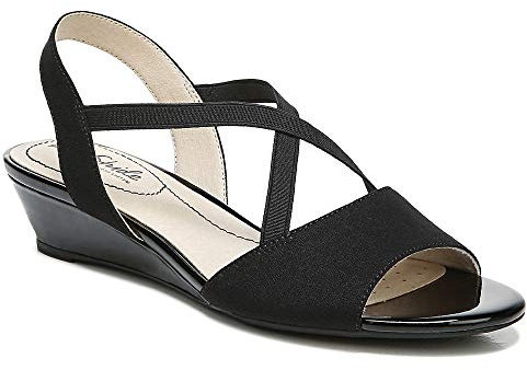 LifeStride Damen Yolo 2 Sandale, schwarzes, 37.5 EU
