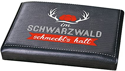 GILDE Sitzpolster 'Schwarzwald', Aufsatz für Getränke- und Bierkiste, 42x32x5cm