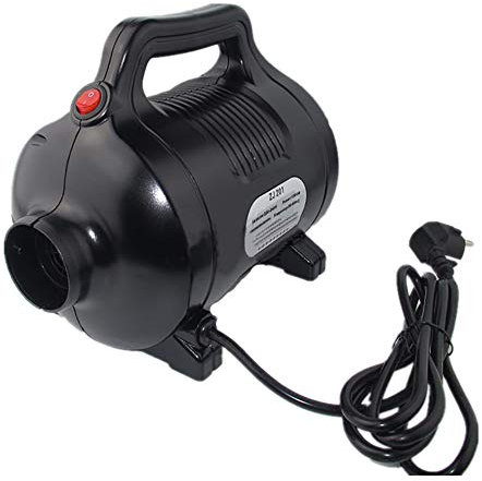 Jieotwice 220V 1500W Bomba de Aire eléctrica Bomba de Aire Modelo de Barco Inflable Modelo Inflable Tienda de colchón de Aire Inflable y agotador (1500W)